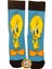 Tweety Desenli Renli Pamuklu Çorap 3