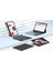 Samsung Galaxy Tab S10/S9 Fe Plus Için Keyboard Bluetooh Işıklı Standlı Klavyeli Tablet Kılıfı 2