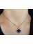 Kristal Taşlı Van Cleef Model Kolye, Gümüş Kaplama Çift Taraflı Yonca Modeli Kolye, Van Cleef Bijuteri Kolye, Van Cleef Gümüş Kaplama Kolye, Dört Yapraklı Şans Yonca Kolye 3