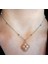 Kristal Taşlı Van Cleef Model Kolye, Gümüş Kaplama Çift Taraflı Yonca Modeli Kolye, Van Cleef Bijuteri Kolye, Van Cleef Gümüş Kaplama Kolye, Dört Yapraklı Şans Yonca Kolye 3