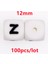 100 Adet 12 mm Silikon Mektup Boncuk Silikon Yuvarlak Boncuk Dağınık Boncuklar Gıda Sınıfı Diy Bilezik Kolye Emzik Zinciri Aksesuarları (Yurt Dışından) 1