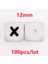 100 Adet 12 mm Silikon Mektup Boncuk Silikon Yuvarlak Boncuk Dağınık Boncuklar Gıda Sınıfı Diy Bilezik Kolye Emzik Zinciri Aksesuarları (Yurt Dışından) 1