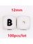 100 Adet 12 mm Silikon Mektup Boncuk Silikon Yuvarlak Boncuk Dağınık Boncuklar Gıda Sınıfı Diy Bilezik Kolye Emzik Zinciri Aksesuarları (Yurt Dışından) 1