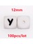 100 Adet 12 mm Silikon Mektup Boncuk Silikon Yuvarlak Boncuk Dağınık Boncuklar Gıda Sınıfı Diy Bilezik Kolye Emzik Zinciri Aksesuarları (Yurt Dışından) 1