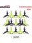 12 Pairs (12CW + 12CCW) Gemfan 2023S Kasırga 51MM 3-Blade Pervane 3 Delik Fpv Yarış Için 2 Inç 1105-1108 Motor Kürdan Drone (Yurt Dışından) 2