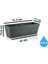 SO-YB02A Askılı Yalı Balkon Saksı 10.8 Lt Antrasit 3 Adet 2