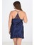Arias Closet 2li Lacivert Sabahlık Takımı Bigsize 6215 1