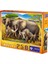 Fil Ailesi 250 Parça Çocuk Puzzle 1