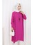 Krep Kumaş Salaş Tunik 1011-04 Fuşya 3