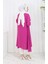 Krep Kumaş Salaş Tunik 1011-04 Fuşya 5