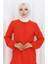 Boydan Düğmeli Tunik 3118-05 Nar Çiçeği 3