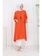 Krep Kumaş Salaş Tunik 1011-03 Kiremit 2