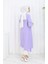 Krep Kumaş Salaş Tunik 1011-02 Lila 5