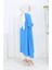 Krep Kumaş Salaş Tunik 1011-08 Mavi 5