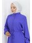 Boydan Düğmeli Tunik Pantolon Ikili Takım 2100-03 Saks 3