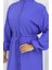 Boydan Düğmeli Tunik Pantolon Ikili Takım 2100-03 Saks 4