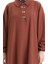 Gömlek Yaka Tunik Pantolon Ikili Takım 0123-01 Kahverengi 5