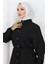Boydan Düğmeli Tunik Pantolon Ikili Takım 2100-04 Siyah 3