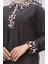 Leopar Desenli Elbise 0119-02 Antrasit 4