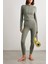 Dri Fit Zenvy Gentle Support High Waisted 7/8 Leggings Kadın Yüksek Bel Iç Cepli Spor Tayt Açık Yeşil 4