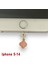 Iphone 5-14 Çelik Takı Figürlü Telefon Şarj Portu Toz Tıpası Toz Tıkacı Charm IPGL6022 1