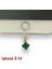 Iphone 5-14 Çelik Takı Figürlü Telefon Şarj Portu Toz Tıpası Toz Tıkacı Charm IPGL6021 1