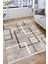 Modern Çizgili Kilim Makinede Yıkanabilir Kaymaz Taban Kilim Dot Tabanlı Salon Halısı 0047B 4