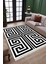 Çizgili Kilim Makinede Yıkanabilir Kaymaz Tabanlı Halı Yolluk Dot Tabanlı Salon Halısı 0096A 2