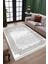 Kırık Beyaz Halı Makinede Yıkanabilir Kaymaz Taban Kilim Dot Tabanlı Salon Halısı 0084A 4