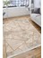Makinede Yıkanabilir Kaymaz Tabanlı Halı Oval Yuvarlak Yolluk Dot Tabanlı Salon Halısı 0086C 4