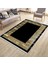 Gold Desenli Makinede Yıkanabilir Kaymaz Taban Halı Dot Tabanlı Salon Halısı 0126D 3