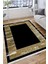Gold Desenli Makinede Yıkanabilir Kaymaz Taban Halı Dot Tabanlı Salon Halısı 0126D 4