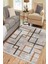 Modern Çizgili Kilim Makinede Yıkanabilir Kaymaz Taban Kilim Dot Tabanlı Salon Halısı 0047A 3