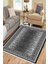 Gri Leopar Desenli Kilim Makinede Yıkanabilir Kaymaz Taban Kilim Dot Tabanlı Salon Halısı 0051B 1