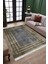Overloklu Modern Halı Makinede Yıkanabilir Kaymaz Taban Kilim Dot Tabanlı Salon Halısı 0067D 2