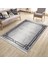 Overloklu Modern Halı Makinede Yıkanabilir Kaymaz Taban Kilim Dot Tabanlı Salon Halısı 0069A 3