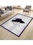 Figürlü Modern Makinede Yıkanabilir Kaymaz Taban Halı Dot Tabanlı Salon Halısı 0124A 3