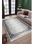 Overloklu Modern Halı Makinede Yıkanabilir Kaymaz Taban Kilim Dot Tabanlı Salon Halısı 0069A 2