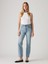 Rıbcage Straıght Kadın Mavi Jean Pantolon A7743-0011 1