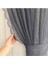 2 Kanat Renkli Gri Petek Desen Bağcıklı Tül Fon Perde 2 Kanat 1