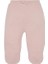 Kız Bebek Patikli Beli Lastikli Basic Düz Triko Pantolon Pembe 1-3 Ay 1
