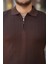 Erkek Yakası Fermuarlı Kısa Kollu T-Shirt 3