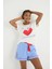 Gloria Örme Kısa Kol Pijama - Tshirt Şort Set 3