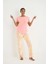Edna Örme Kısa Kol Pijama - Tshirt Pantolon Set 2