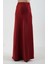Bordo Tok Saten Maxi Boy Etek 3