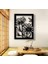 Siyah Ahşap Ayçiçeği 50CM x 63CM Tablo Duvar Dekoru 3mm Mdf Lazer Kesim 1