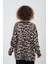 Kahve Leopar Şardonlu Bluz 5