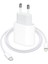 Apple iphone Uyumlu 20 Watt Hızlı Şarj Adaptörü + Type-C Lightning Kablo 1
