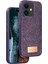 Onegif iPhone 11 Bright Simli Kapak - Derin Mor 1