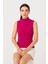Kadın Kolsuz Fitilli Triko Bluz 15394 1